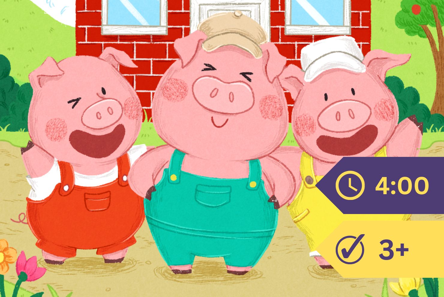 Die drei kleinen Schweinchen, image size:1480x988