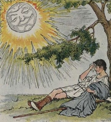 Fabel de noordenwind en de zon