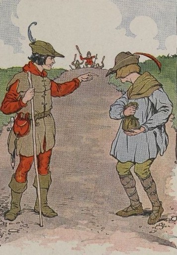de reizigers en de portemonnee