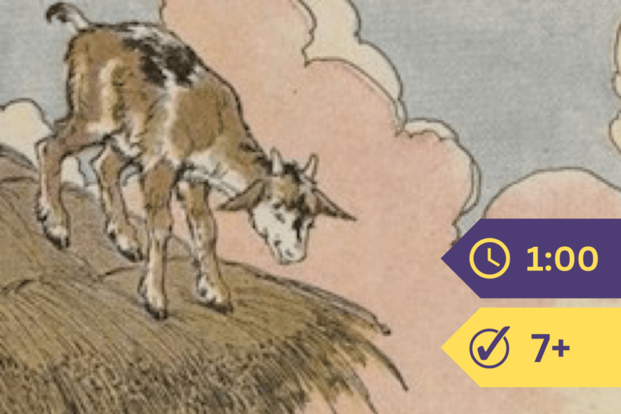 El cabrito y el lobo – Fábula de Esopo | Ririro