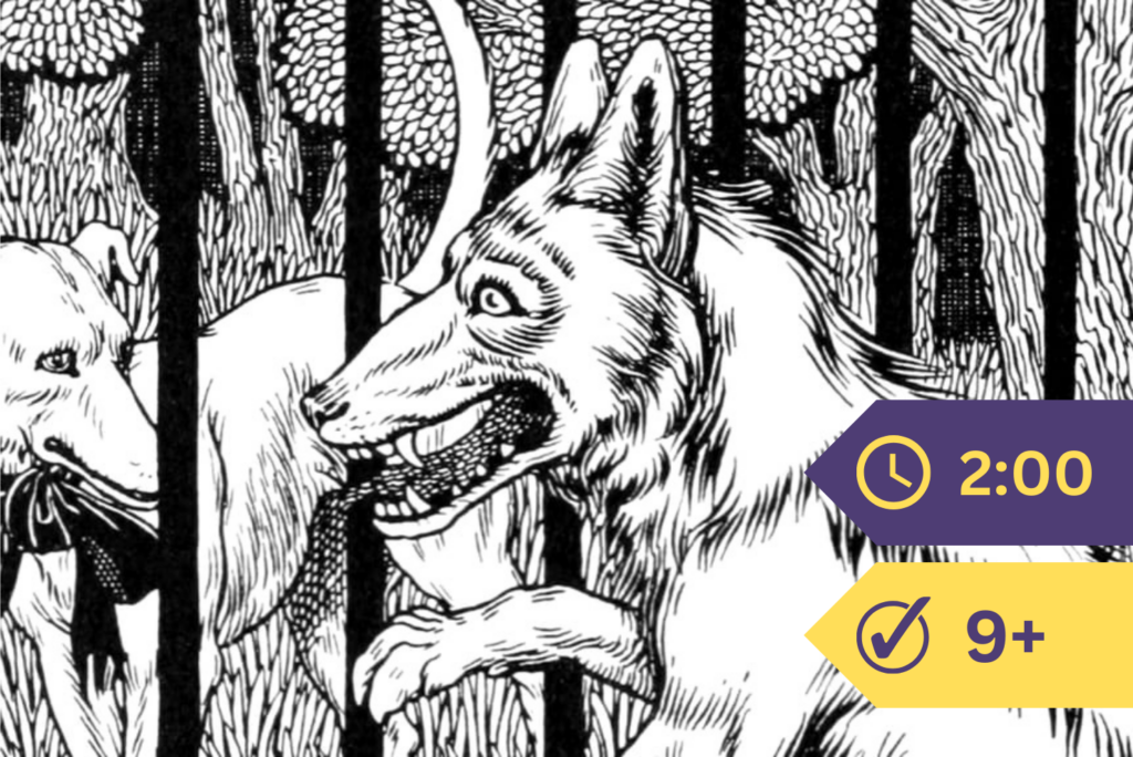 El lobo y el perro flaco – Fábula de Esopo | Ririro