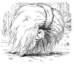 Man with a bundle of straw Man with a bundle of straw