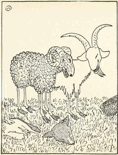 the ram and the goat were delighted