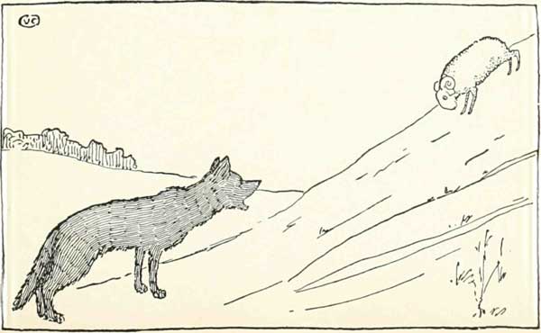 So he stood at the bottom of the hill