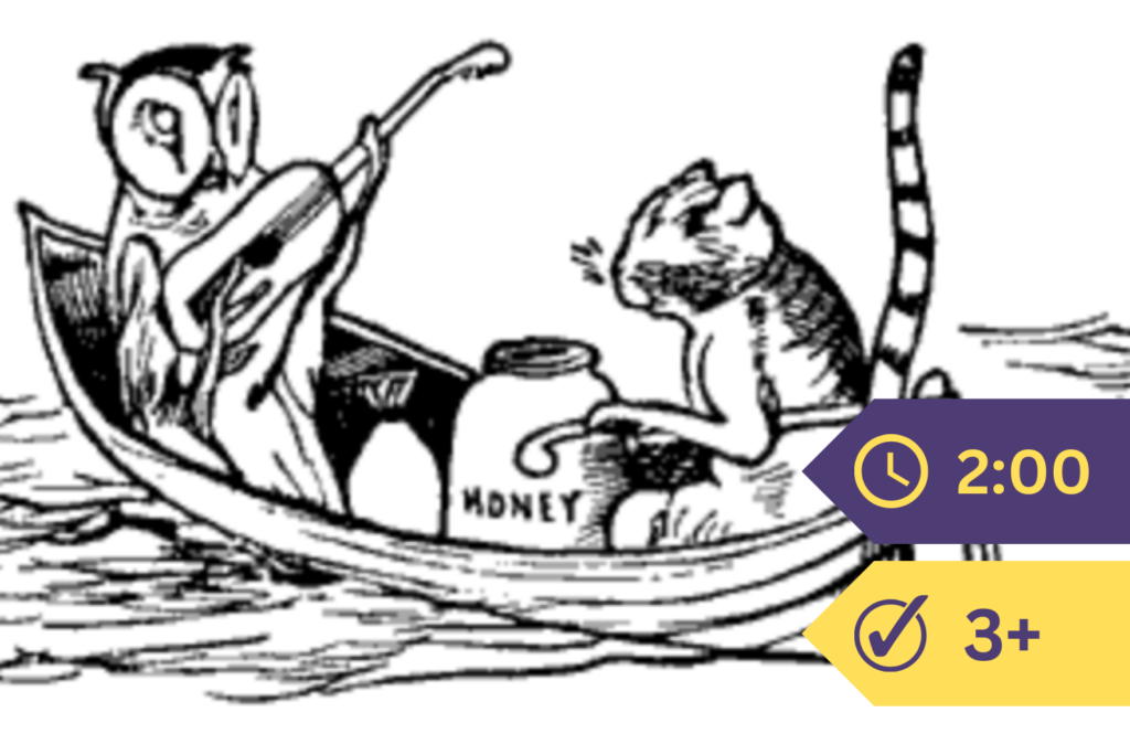 Image result for The Owl And The Cat by Edward Lear - Read Free Online