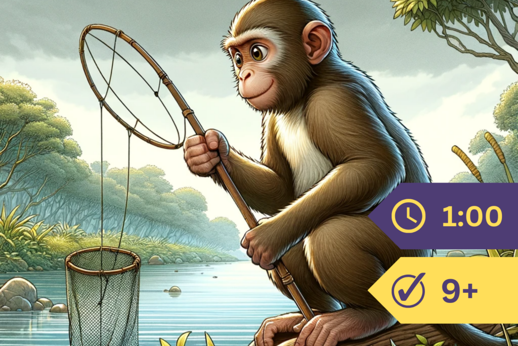 The Monkey and the Fishermen🐒 Read Story Online, Free PDF