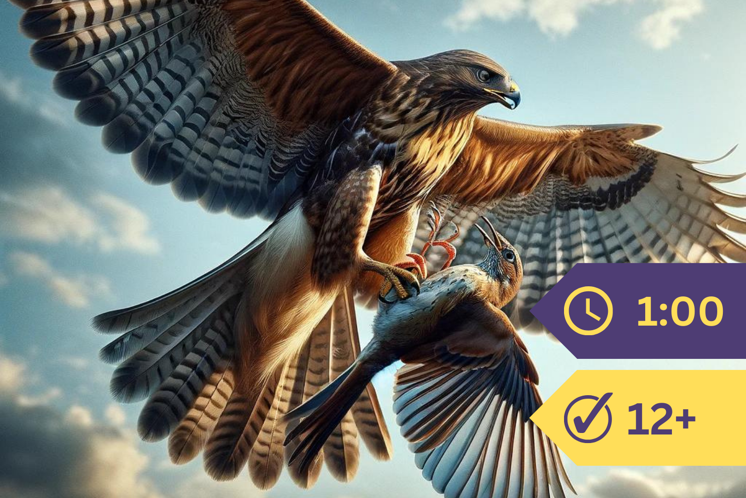Hawk Reading The Hawk and the Nightingale – Aesop’s Fable | Read Free