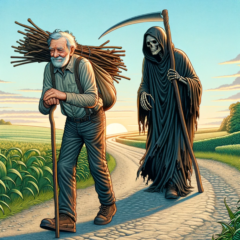 The Old Man and Death – Aesop’s Fable | Read Free Online